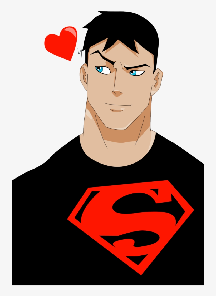 Change The Hair Color To Blond And This Is My Little - Young Justice Superboy Hot, transparent png