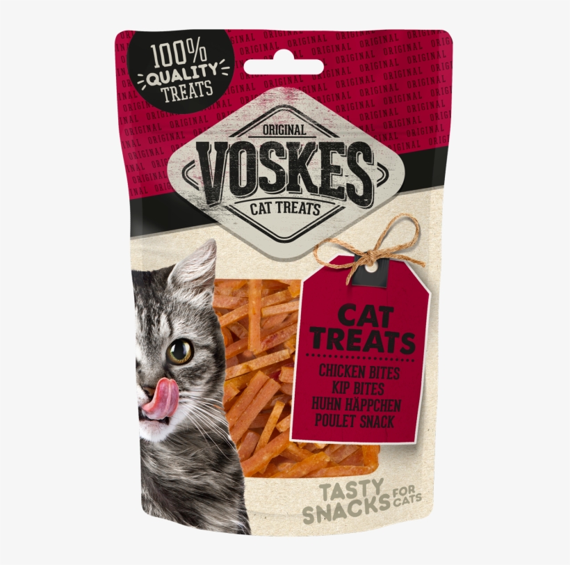 Original Cat Treats Chicken Bites By Voskes 60 G Buy - Voskes Rund,vis En Kip Huid Bot S - 3st..., transparent png