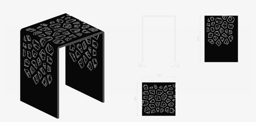 Composed By Geometric Shapes, Produce An Organic Overall - Motif, transparent png