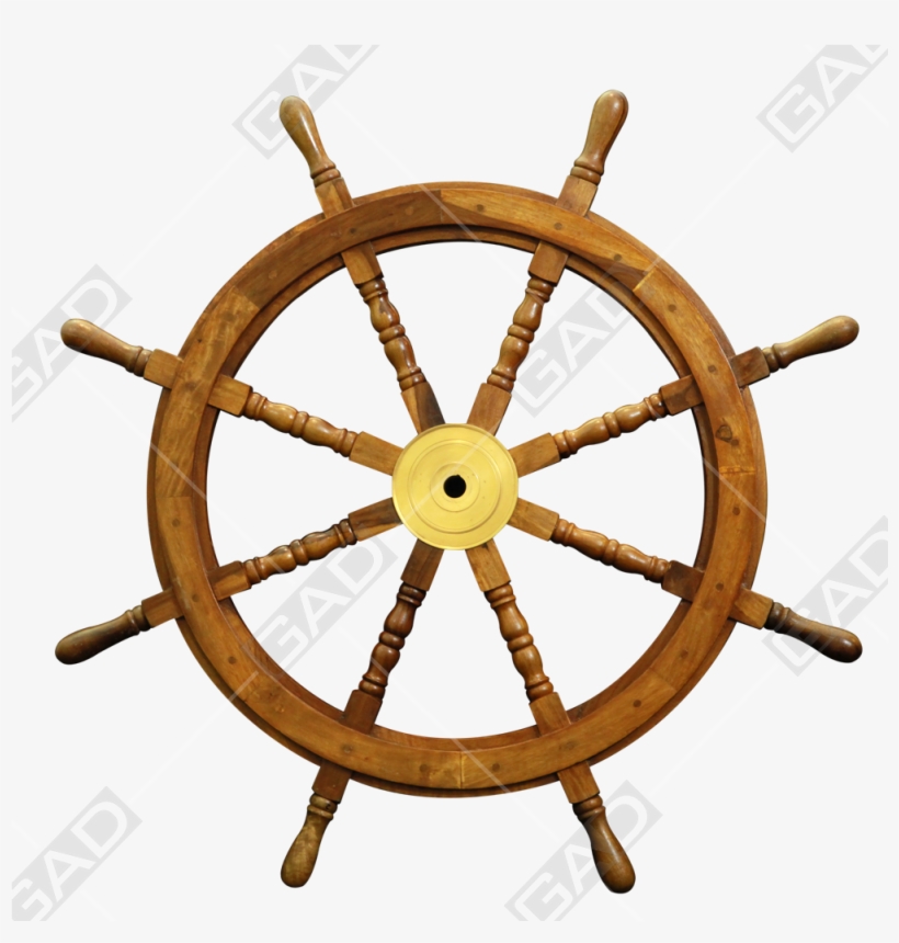 Nautical Ship Wheel - Ships Wheel Wall Art, transparent png