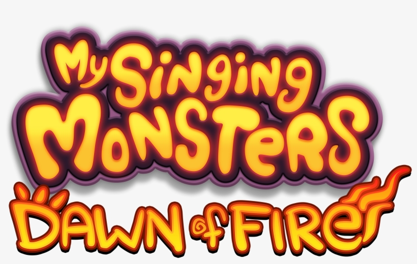 My Singing Monsters - My Singing Monsters Dawn Of Fire Logo, transparent png