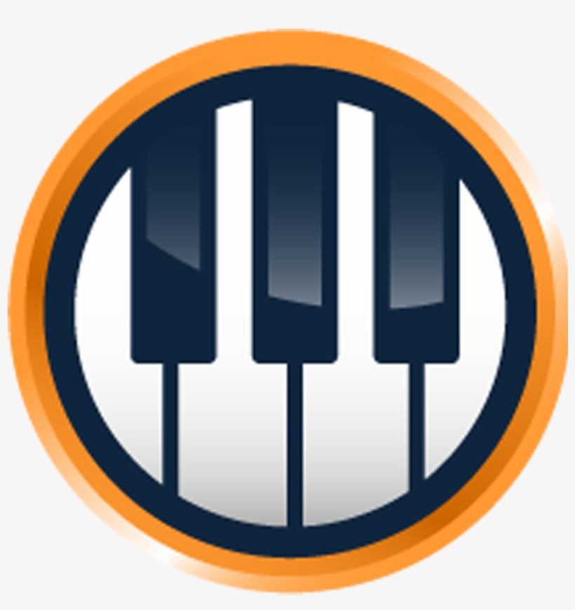 Song List - Piano Logo Orange, transparent png