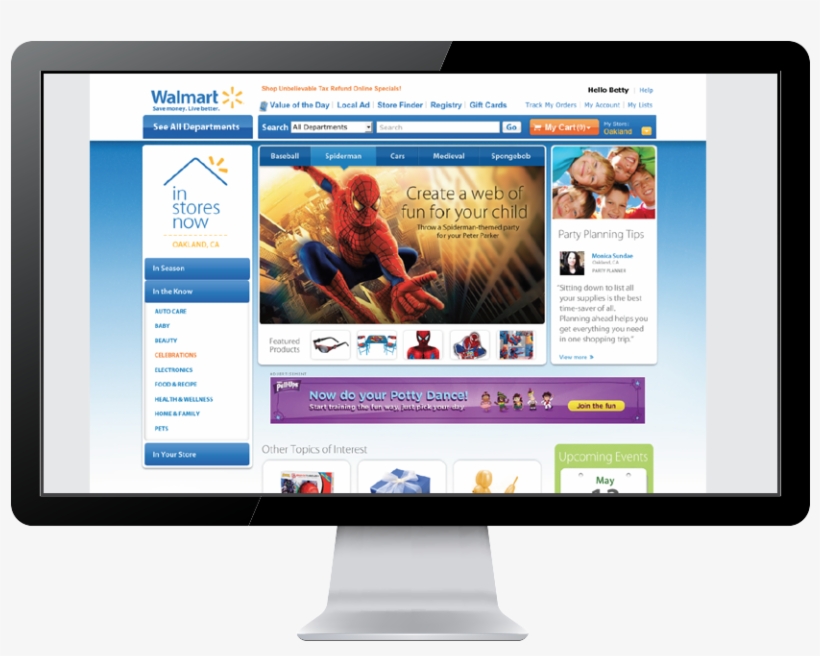 0008 09 Walmart Celebrations - Kids, transparent png