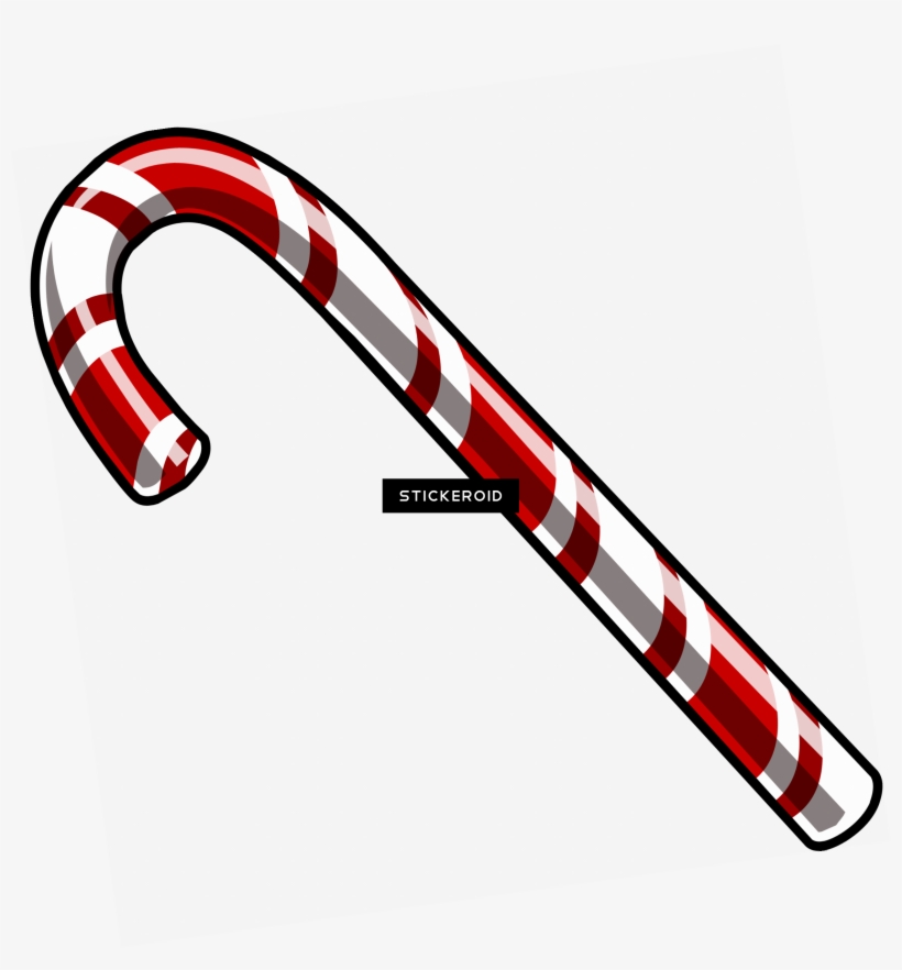 Candy Cane Christmas - Transparent Candy Cane Png, transparent png