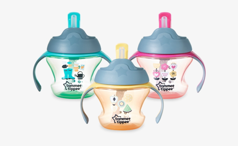 Tommee Tippee Explora 6m Weaning Straw Cup - Tommee Tippee Straw Beaker, transparent png