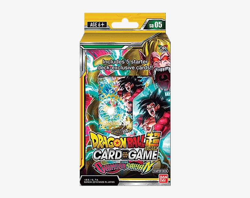 The Crimson Saiyan Starter Deck - Crimson Saiyan Starter Deck, transparent png