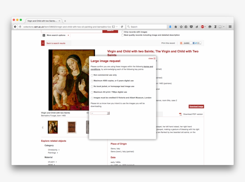 Victoria And Albert, Search The Collections, Fungai, - Madonna And Child With Two Hermit Saints, transparent png