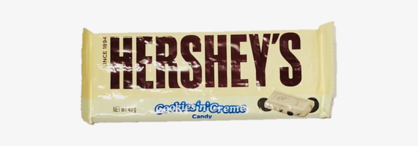 Hershey's Cookies N Creme Bar - Hershey Company Hershey's Cookies 'n' Creme - 36 Bars, transparent png