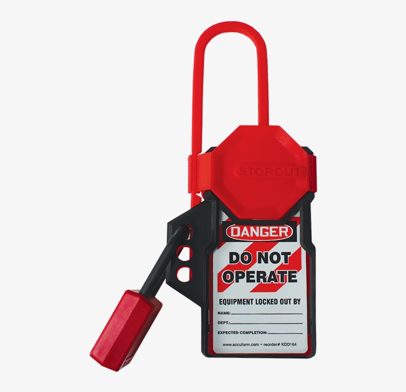 Zoom, Price, Buy - Accuform Kdh115 Stopout 5-1/4" X 3" Tag 'n Hang Hasp, transparent png