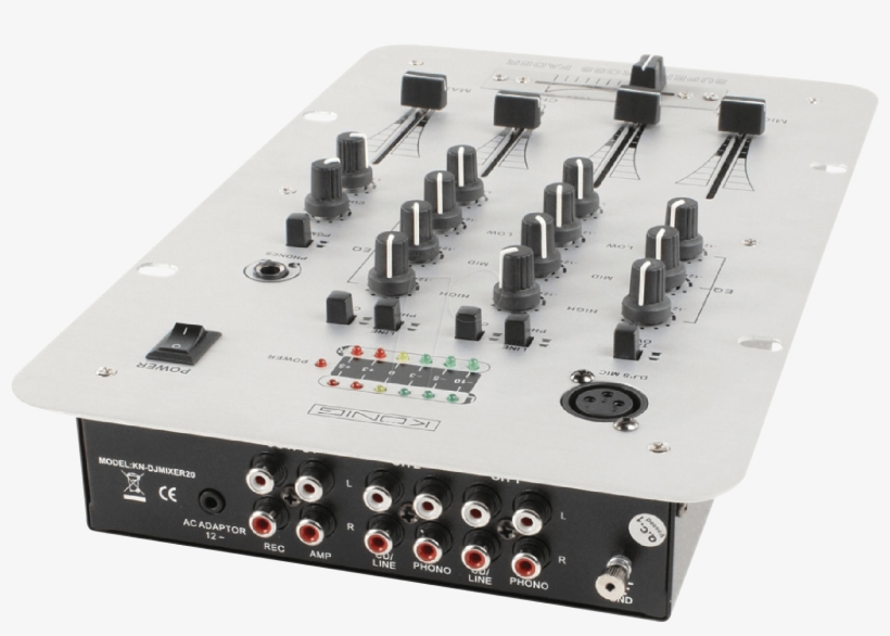 2 Channel Dj Mixer König Kn Djmixer20 - Konig Mixer, transparent png