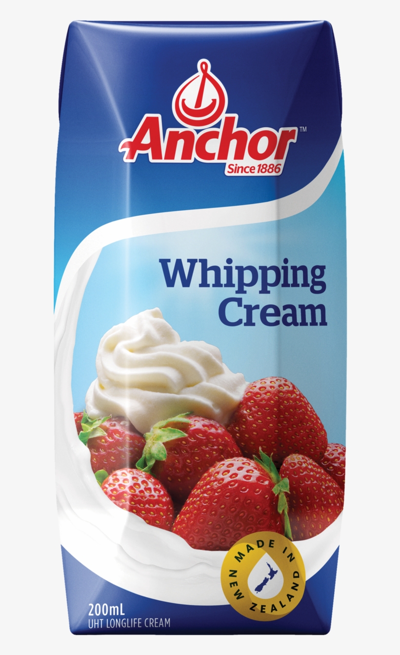 Anchor Whipping Cream 200ml - Anchor, transparent png