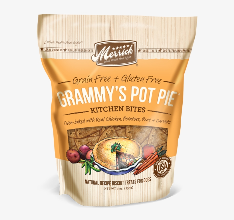 Merrick Kitchen Bites Grammy's Pot Pie 9oz - Merrick Pet Care Merrick Grammy's Pot Pie Kitchen Bites, transparent png