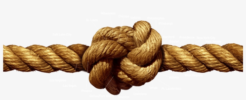 Slide Rope - Rope Tied Together, transparent png