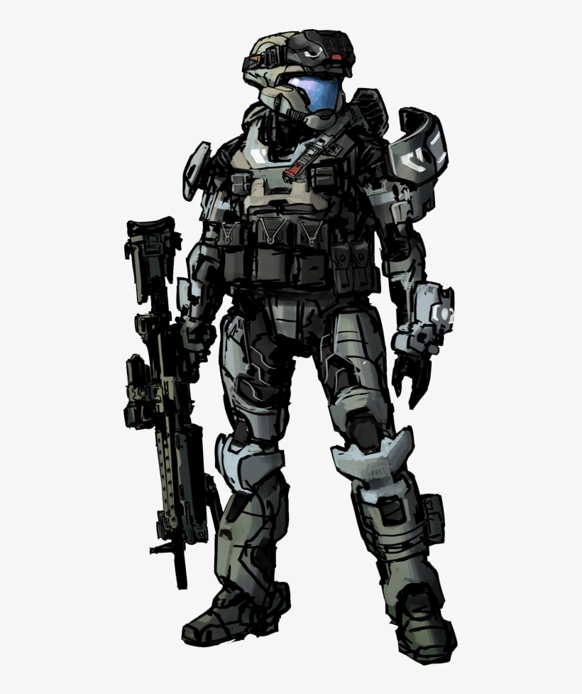 Oni-091 - Halo Reach Concept Art, transparent png