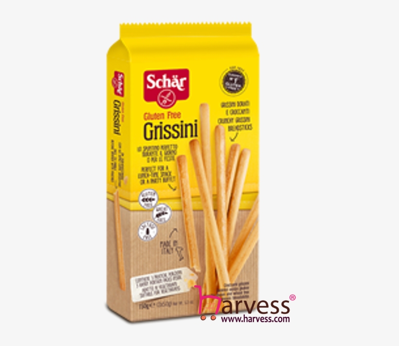 Schar Gluten Free And Wheat Free Grissini Breadsticks - Schar Gluten Free Grissini, transparent png