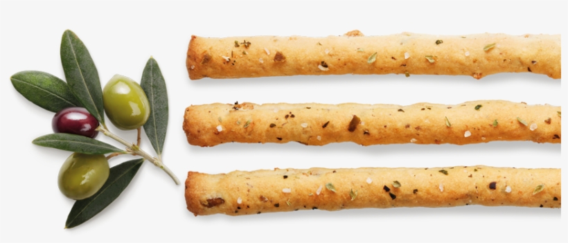 Oven Baked Breadsticks With Green And Black Olives - Barilla Mulino Bianco Sfilati Oven Baked Breadsticks, transparent png