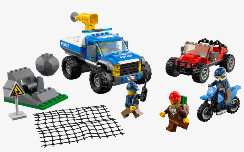 City 60172 Dirt Road Pursuit ,, , Large - Lego City Mountain Police, transparent png