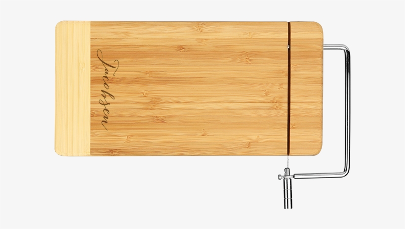 Script Last Name Cheese Slicing Board - Initial, transparent png