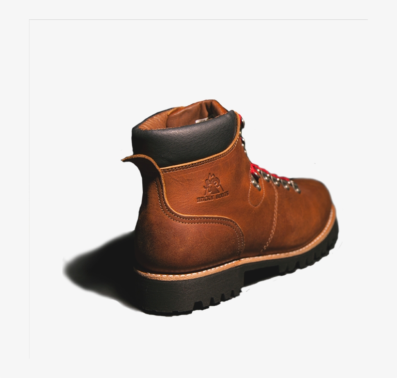 Red Lace Hiker - Work Boots, transparent png