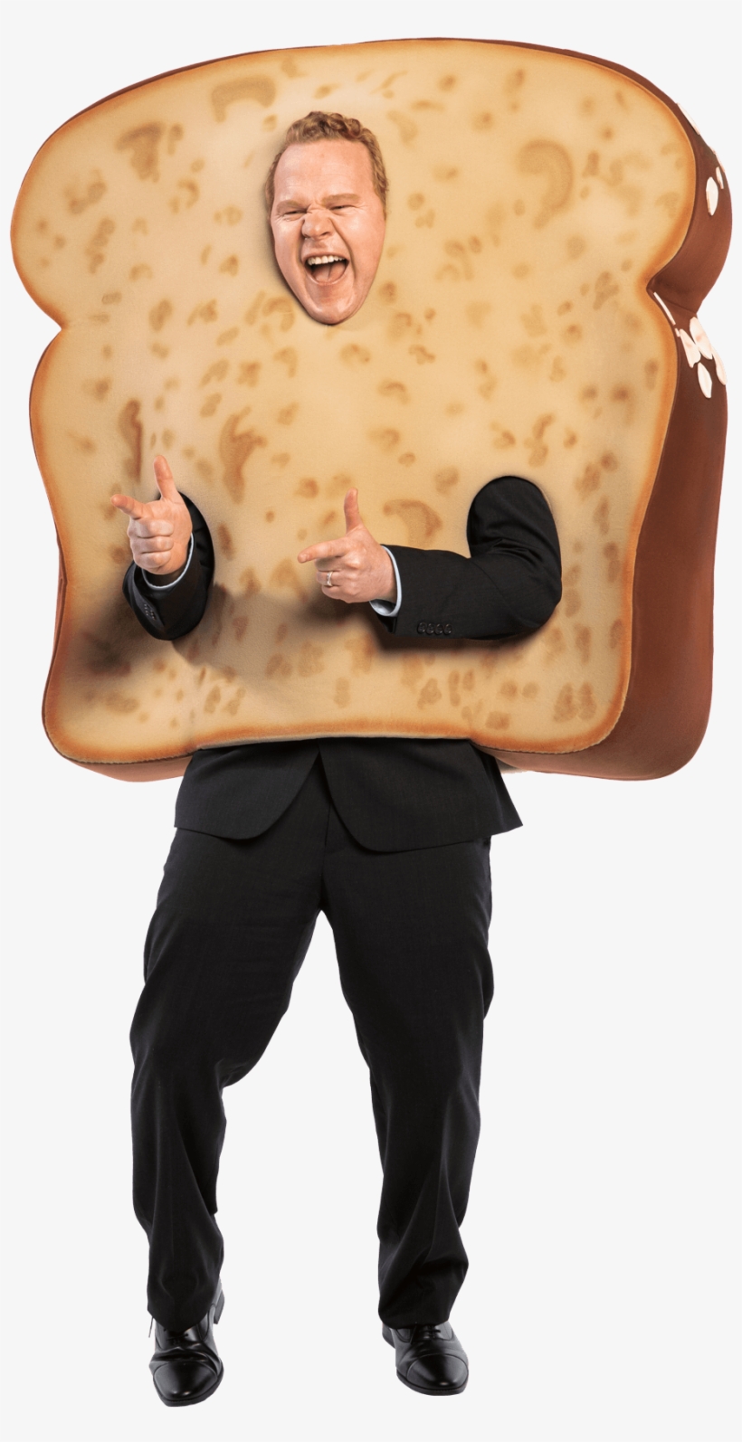 “there's Two Sides To Every Slice - Cartoon, transparent png