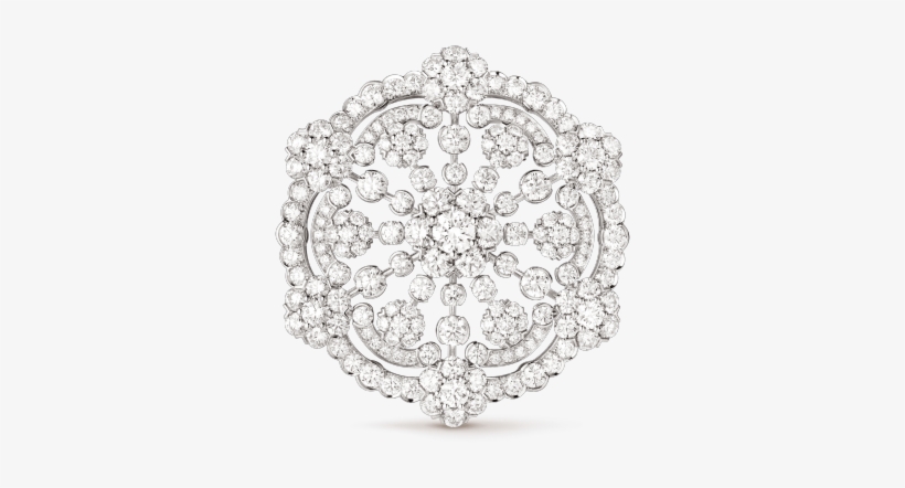 Snowflake Clip And Pendant - Van Cleef & Arpels, transparent png