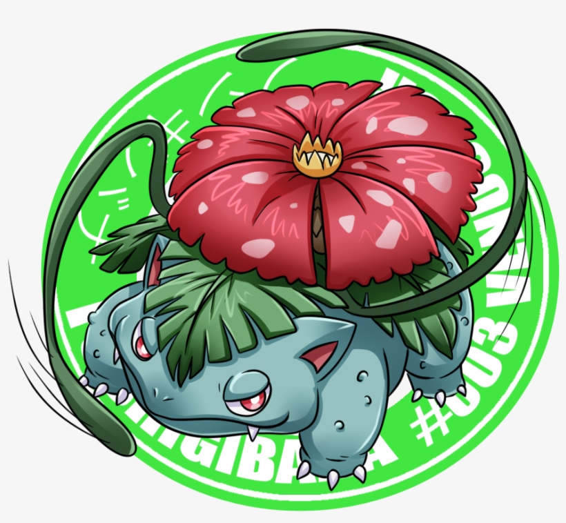 003 Venusaur - Pokémon, transparent png
