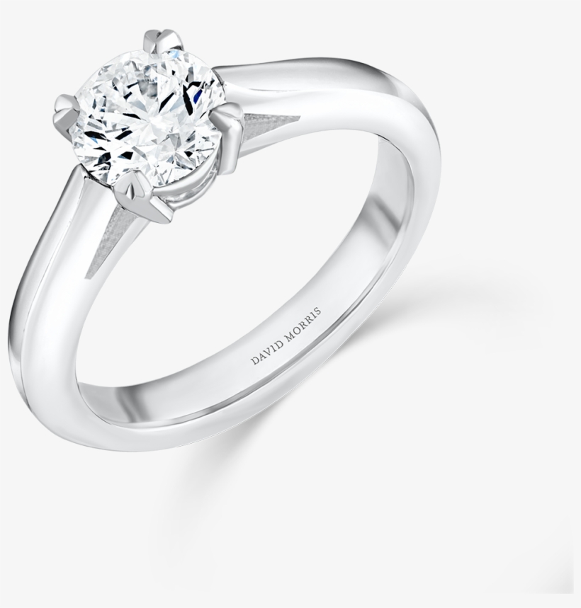 11 01 1806 Solitaire Engagement Ring, transparent png