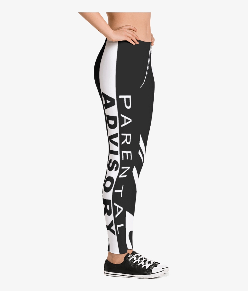 Parental Advisory Leggings - Leggings, transparent png