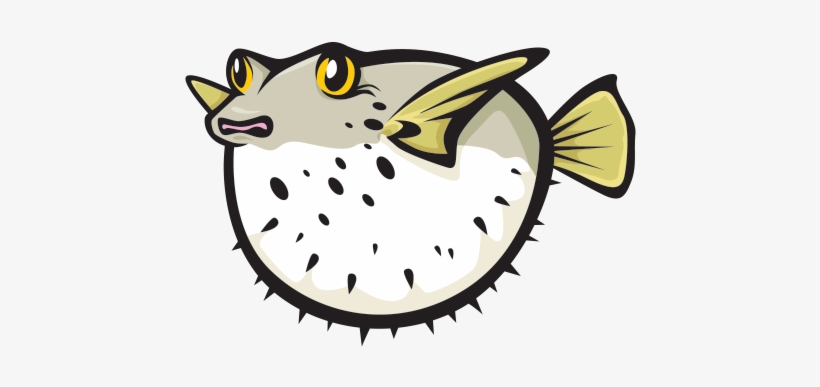 Pufferfish Others Transprent Png Free Download Small - Decoration Vinyl Stickers White Pufferfish Decoration, transparent png