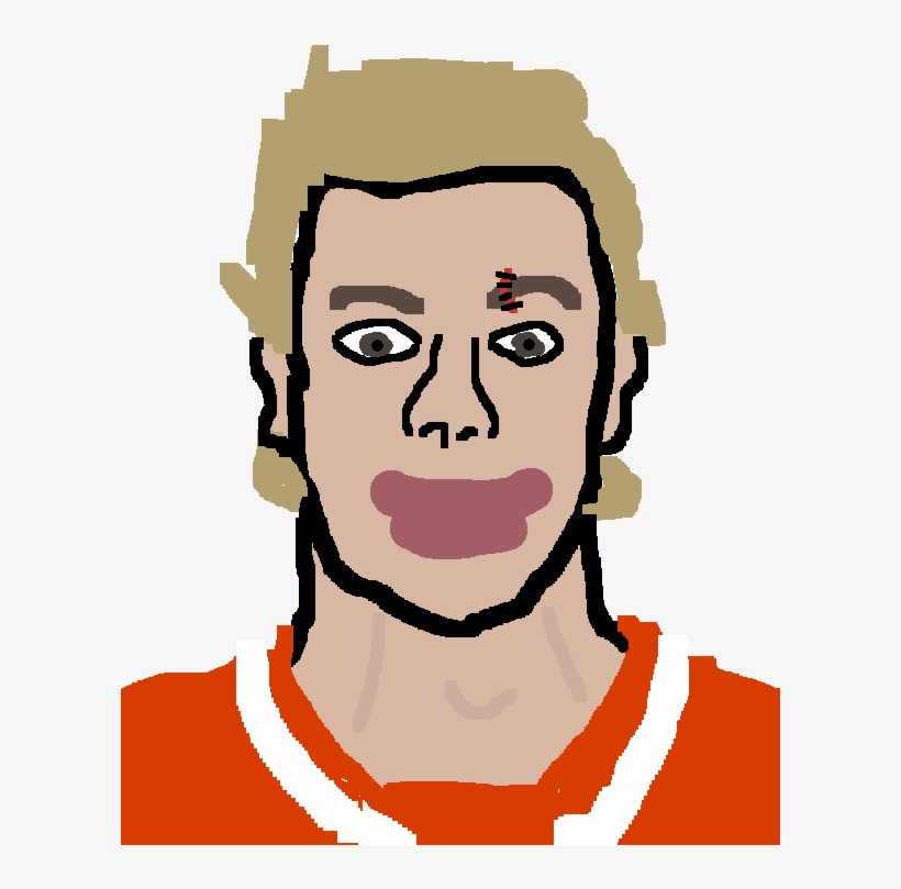 He Plays Hockey - Illustration, transparent png