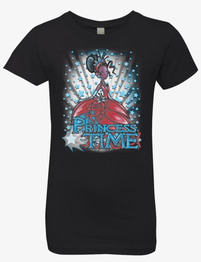 Princess Time Tiana Girls Premium T-shirt - Iron Maiden Tour 2018 T Shirt, transparent png