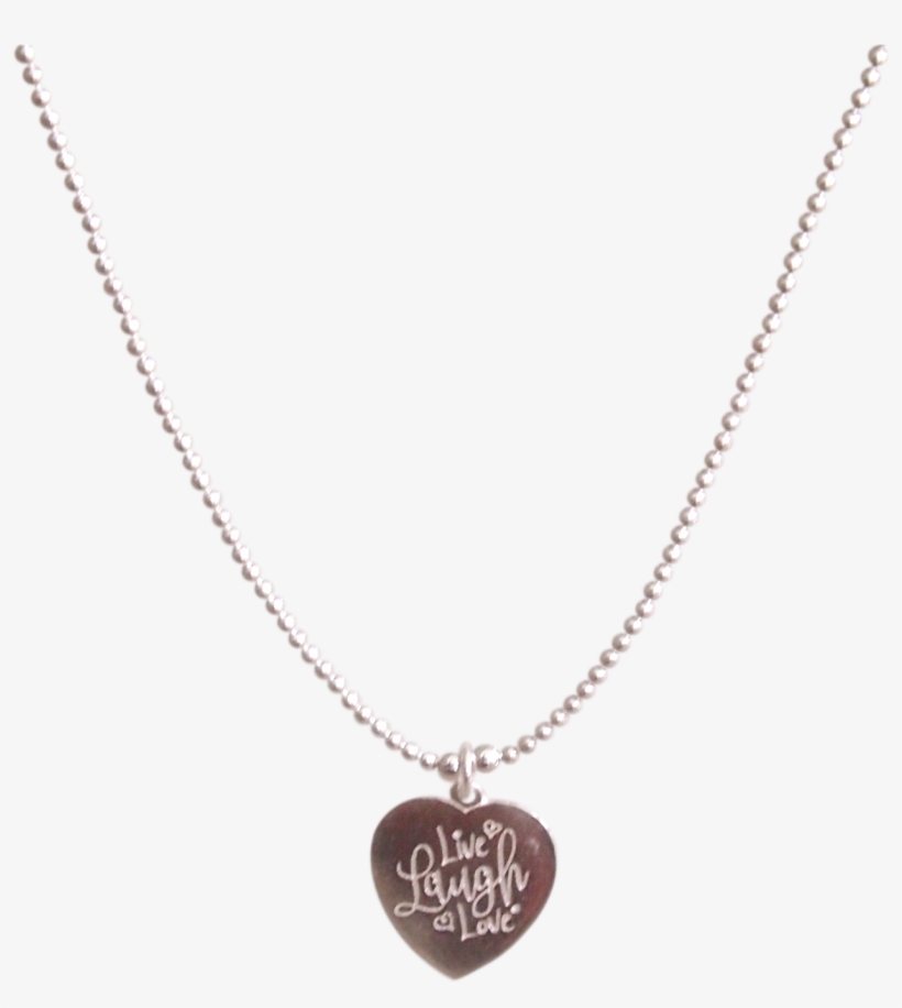 Necklace Tarquina Live Laugh Love - Necklace, transparent png