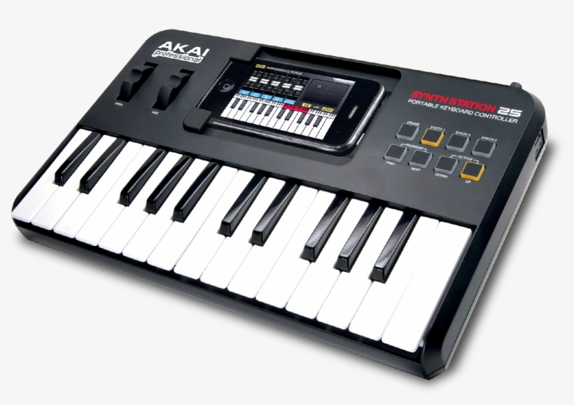 The Synthstation25 Transforms Iphone Or Ipod Touch - Worlde Panda Mini 25 Key, transparent png
