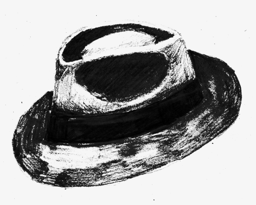 Hat - Monochrome, transparent png