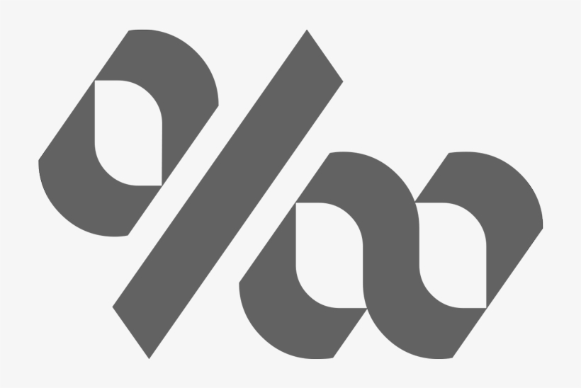 The Per Mil Sign In Text Is A Little Calligraphic Dreamland - Graphic Design, transparent png