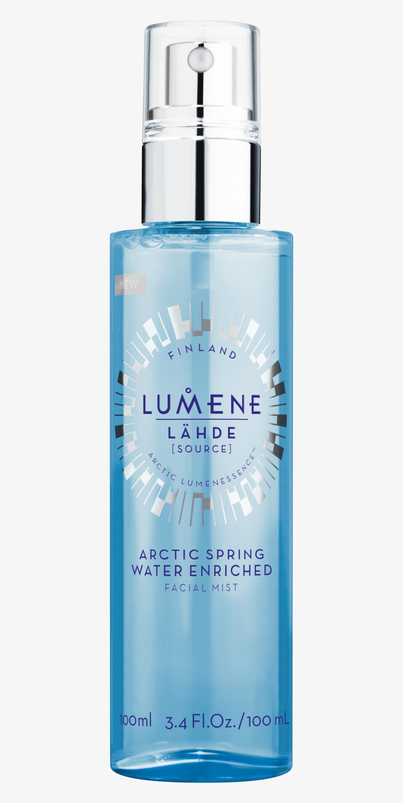Lumene Lähde Pure Arctic Hydration Spring Water Mist - Lumene Valo Glow Refresh Hydrating Mist 100ml, transparent png