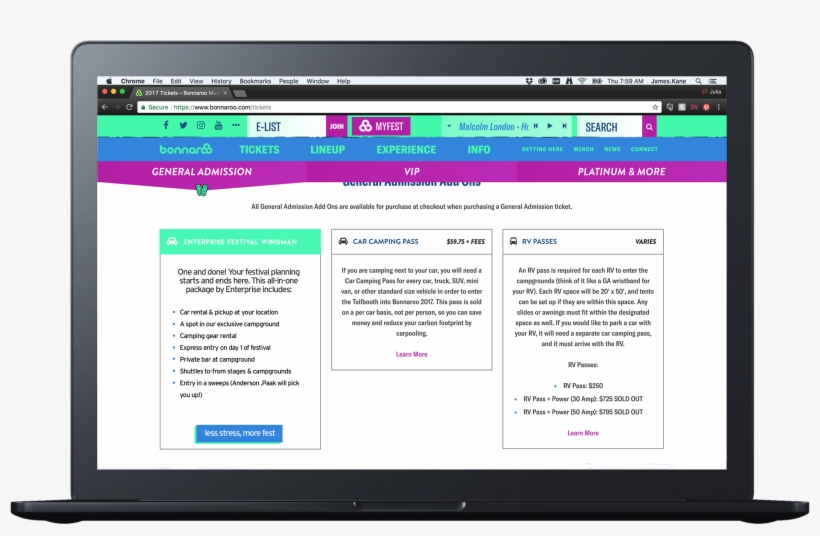 So We Partnered With Enterprise To Create A Bonnaroo, transparent png