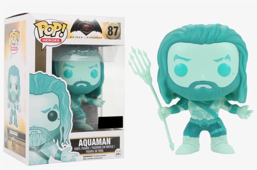 Aqua Aquaman Pop Vinyl Figure - Funko Pop Batman V Superman Aquaman, transparent png