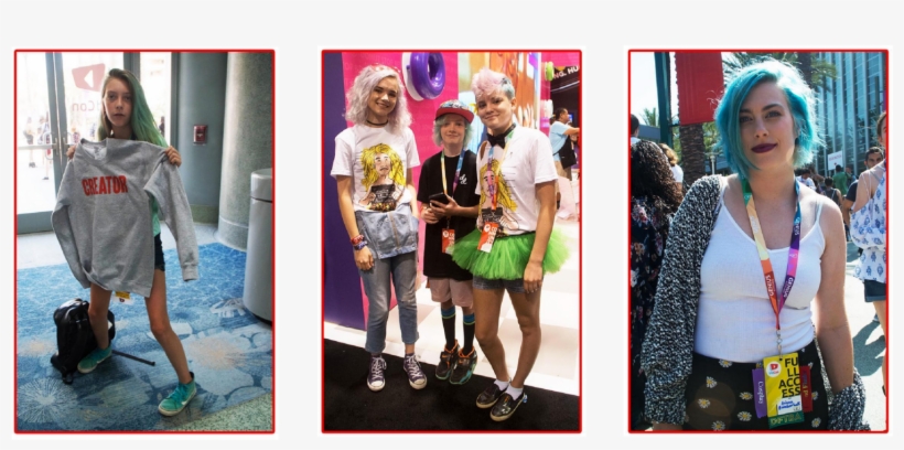 Looks From Vidcon 2017, Full Series Published At @vidcon - Girl, transparent png