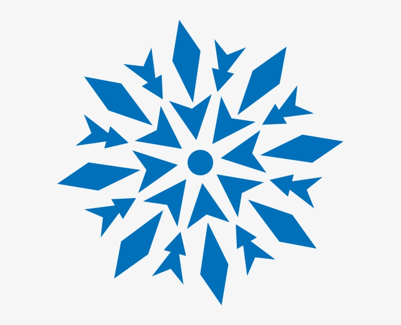 Clipart Snow Flake - Illustration, transparent png