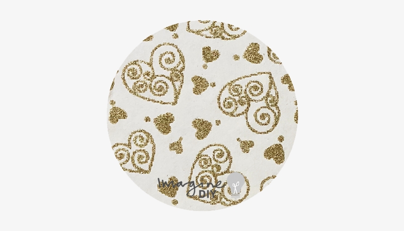 Recycled Cotton Paper In Ivory With Gold Glitter Scroll - Owl, transparent png