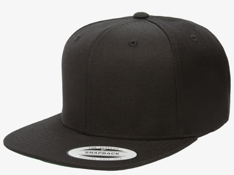 Yupoong Premium Classic Embroidery - Original Yupoong Pro-style Wool Blend Snapback Snap, transparent png