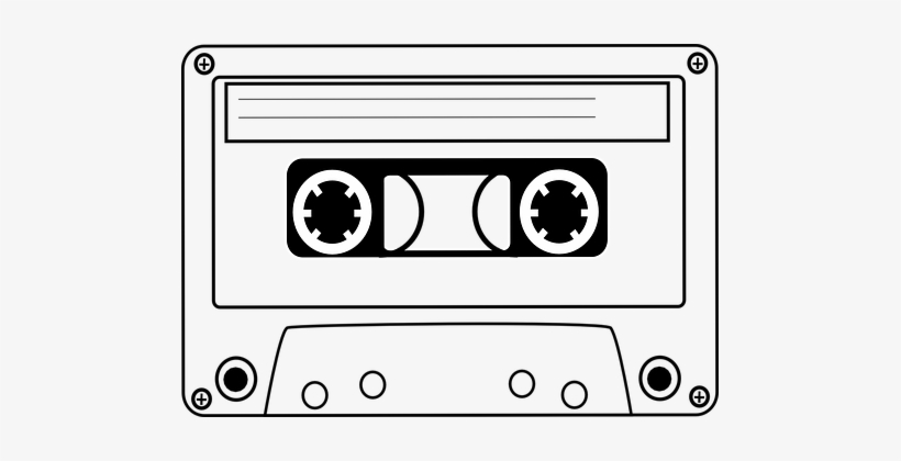 Cassette Tape Audio Music Sound Vintage Pl - Cassette Tape Clip Art, transparent png