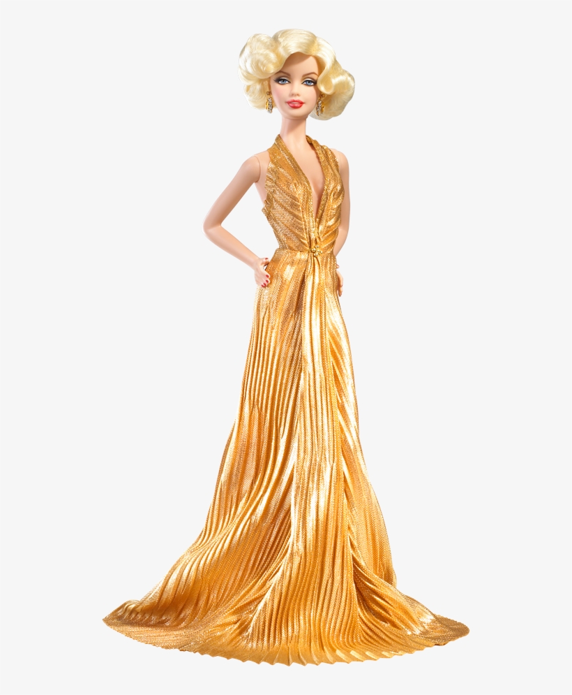 Published February 13, 2012 At 640 × 950 In Barbie - Barbie 50th Anniversary As Marilyn Monroe Blonde Ambition, transparent png