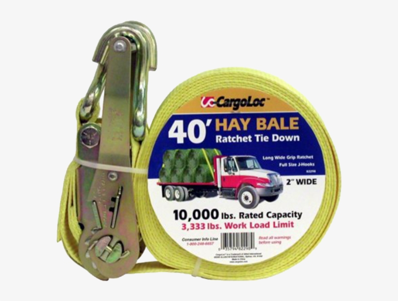 Cargo Loc Ratchet Tie Down Strap - Cargoloc 82298 2-inch By 40-feet Ratchet Tie Downs, transparent png