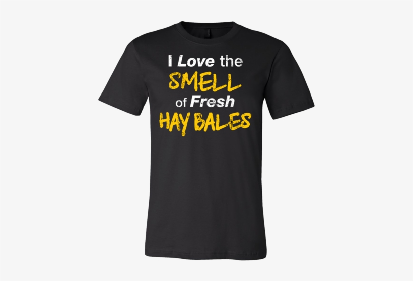 Love The Smell Of Fresh Hay Bales - Bbq Pit Boys T Shirt, transparent png