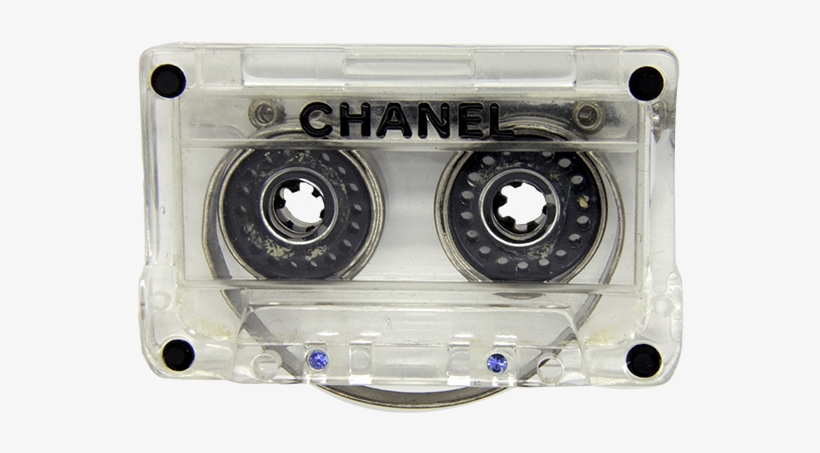Chanel Cassette Tape Brooch - Chanel Cassette Brooch, transparent png