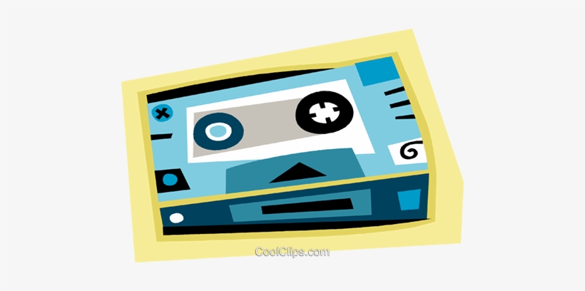 Video Cassette Tape Royalty Free Vector Clip Art Illustration - Circle, transparent png