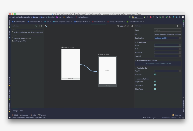 By Selecting The Action In The Navigation Editor View, - Operating System, transparent png