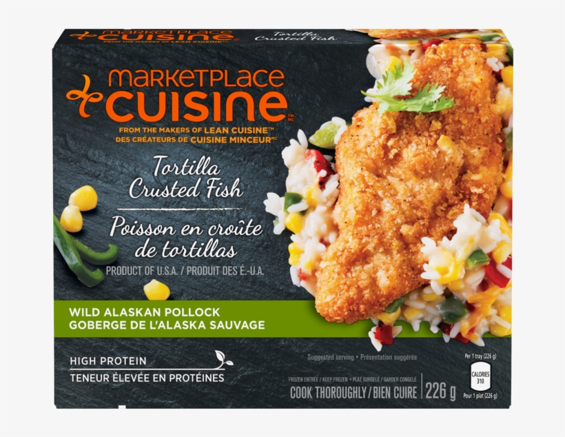Alt Text Placeholder - Lean Cuisine Marketplace Tortilla Crusted Fish, transparent png